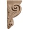Ekena Millwork 4 1/2"W x 5"D x 10"H Medium Grape Corbel, Mahogany CORW04X05X10GRGM - alternate 2